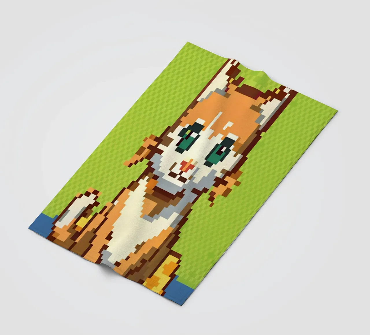 Un simpatico gatto arancione coperta in pile da DOG AND CAT