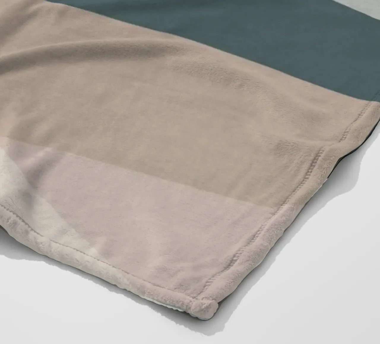 Nordic landscape mountain range 05 fleece blanket by Little Dean