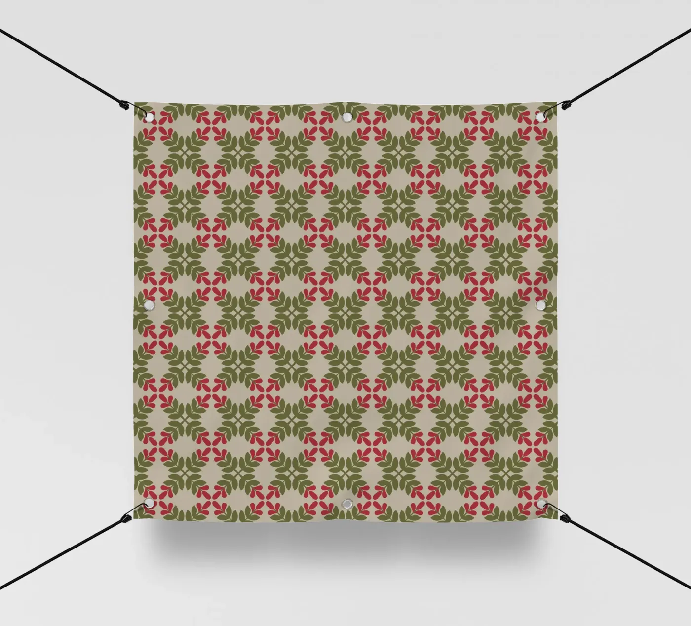Boho leaf pattern pvc cover by Little Dean