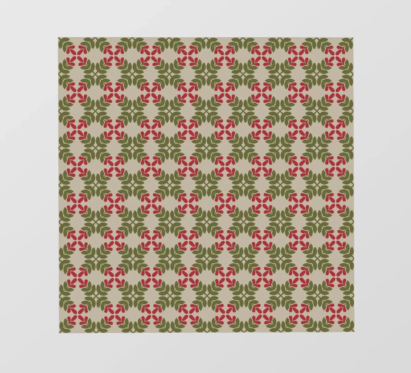 Boho leaf pattern pvc cover by Little Dean