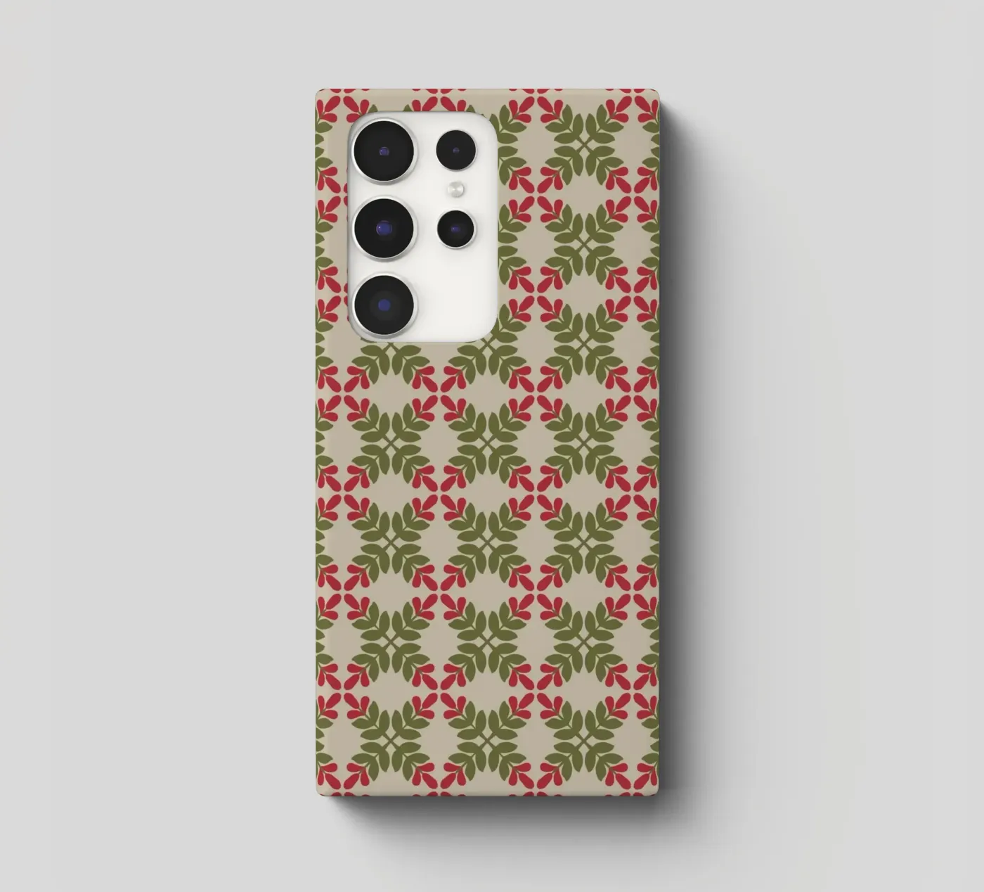Motivo a foglie Boho cover samsung da Little Dean