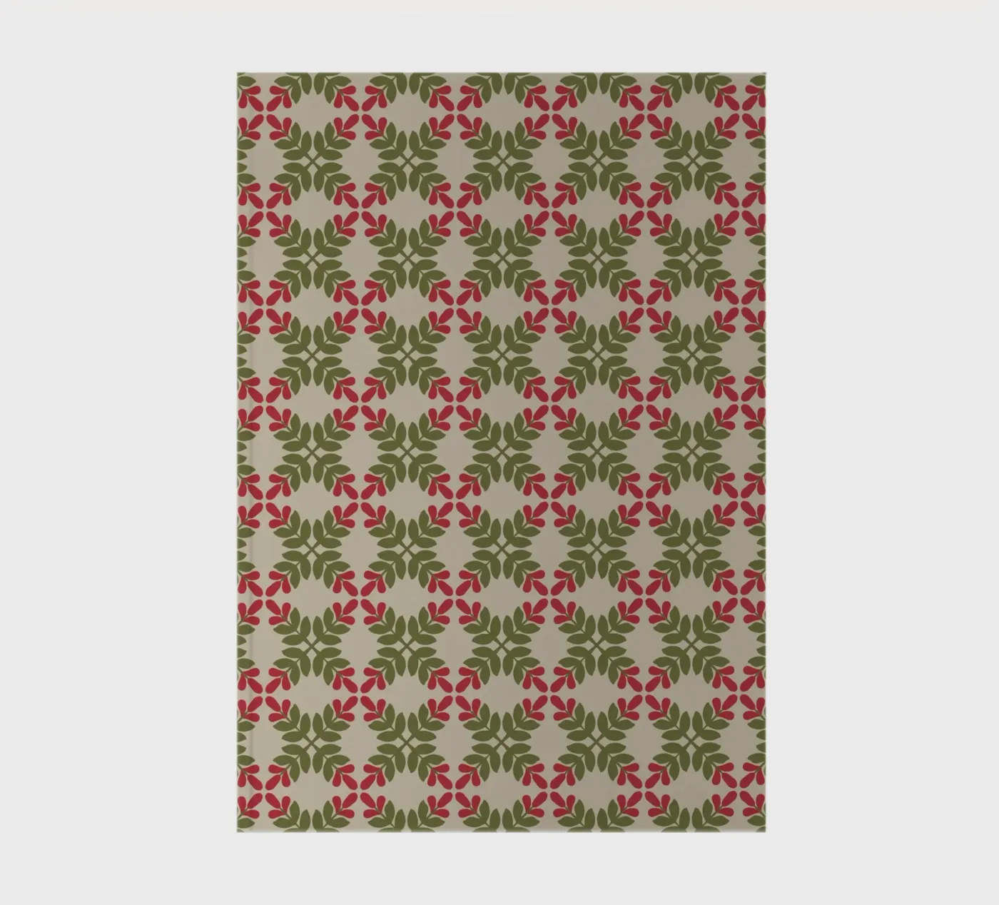 Boho leaf pattern notebook by Little Dean