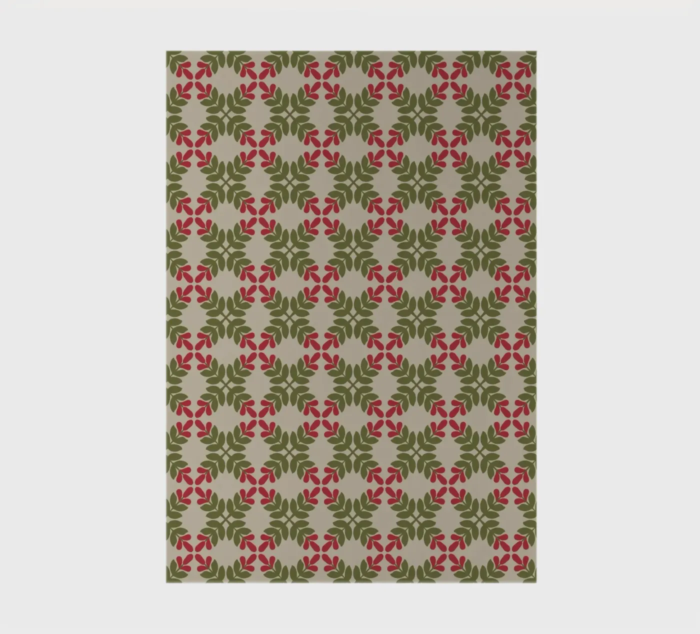 Boho leaf pattern notebook by Little Dean
