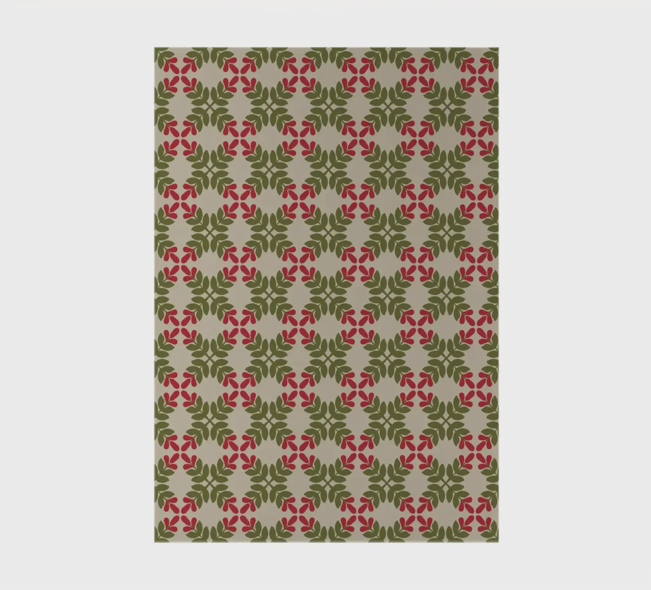 Boho leaf pattern notebook by Little Dean
