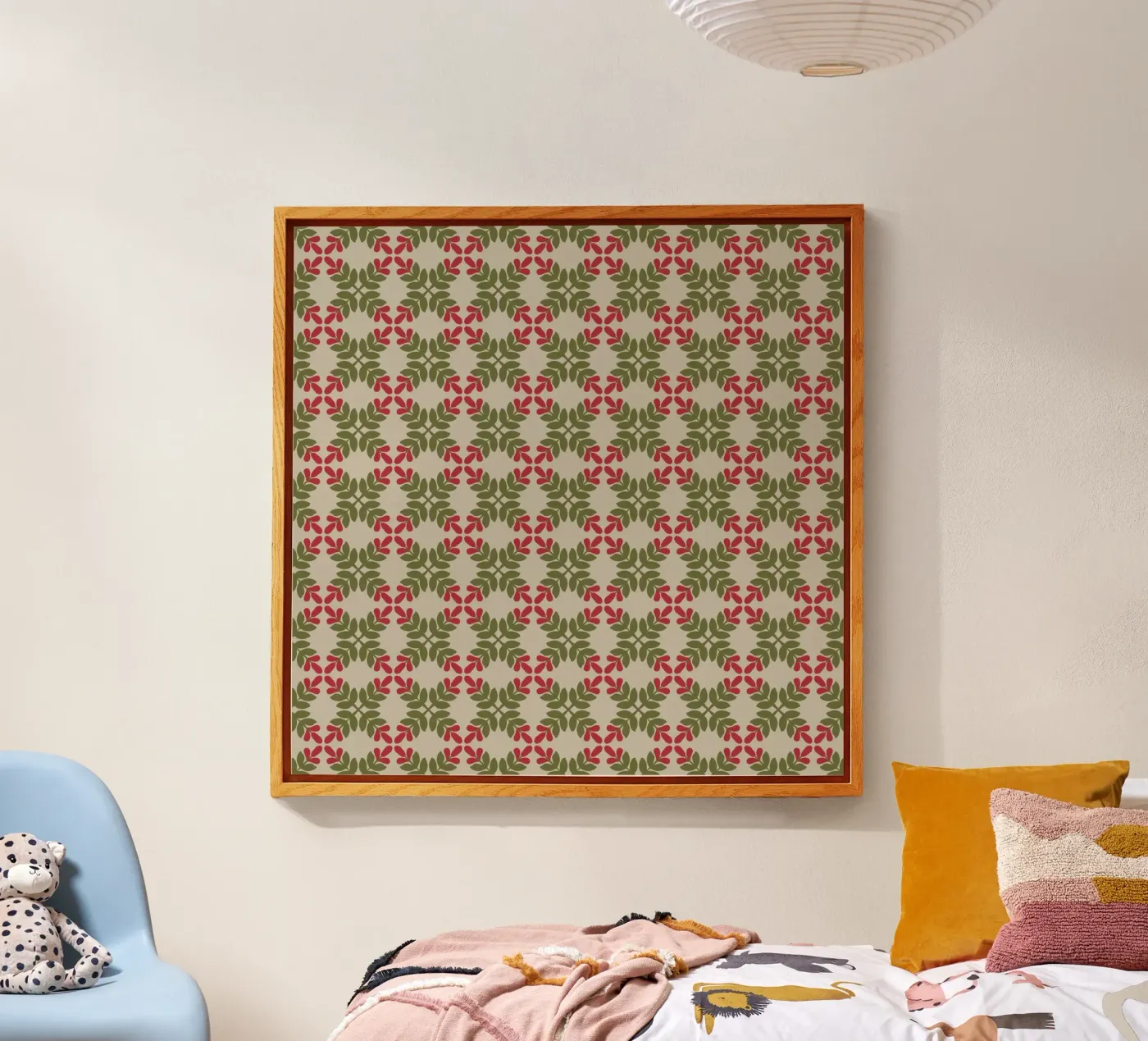 Boho leaf pattern plexiglas de Little Dean