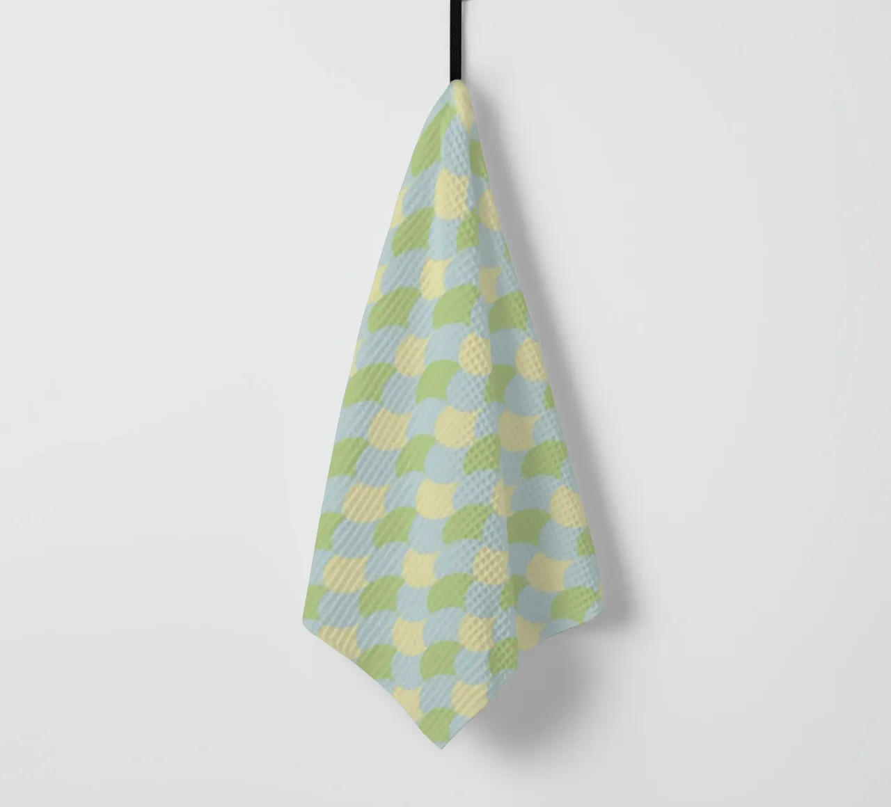 Motif sans couture vichy vert torchon de Little Dean