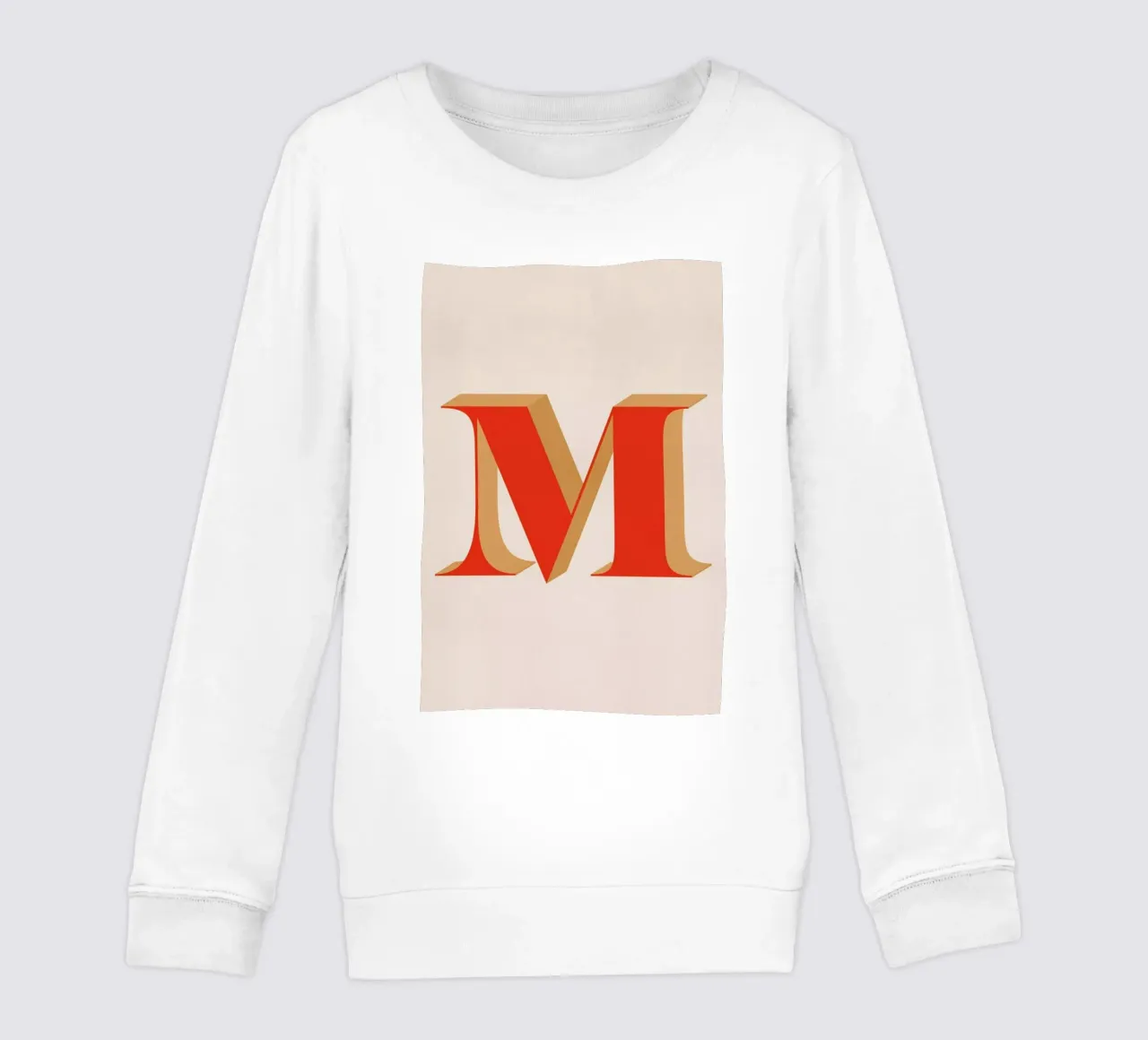 Red M felpa bambino da daylight design studio