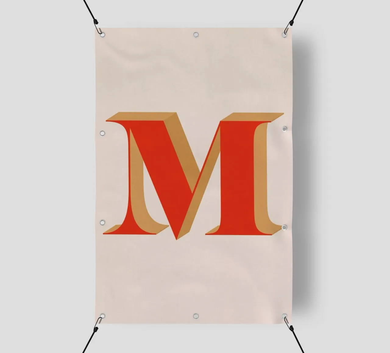 Red M telo in pvc da daylight design studio