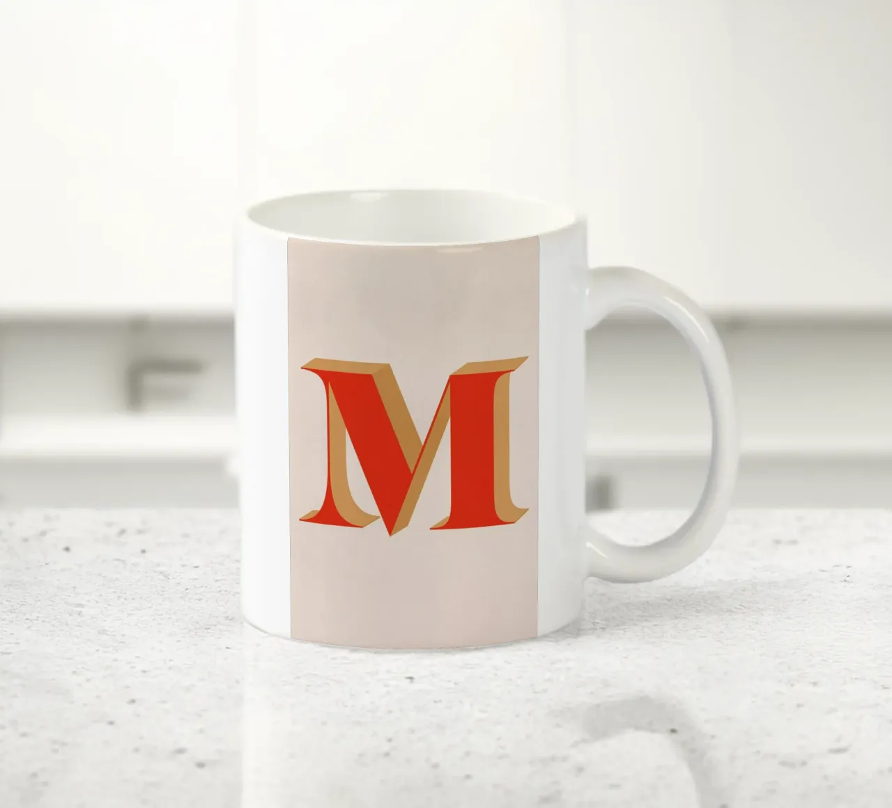 Red M tazza in ceramica da daylight design studio