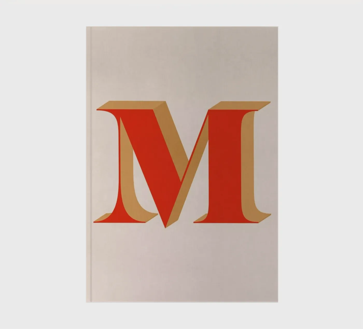 Red M notebook by daylight design studio