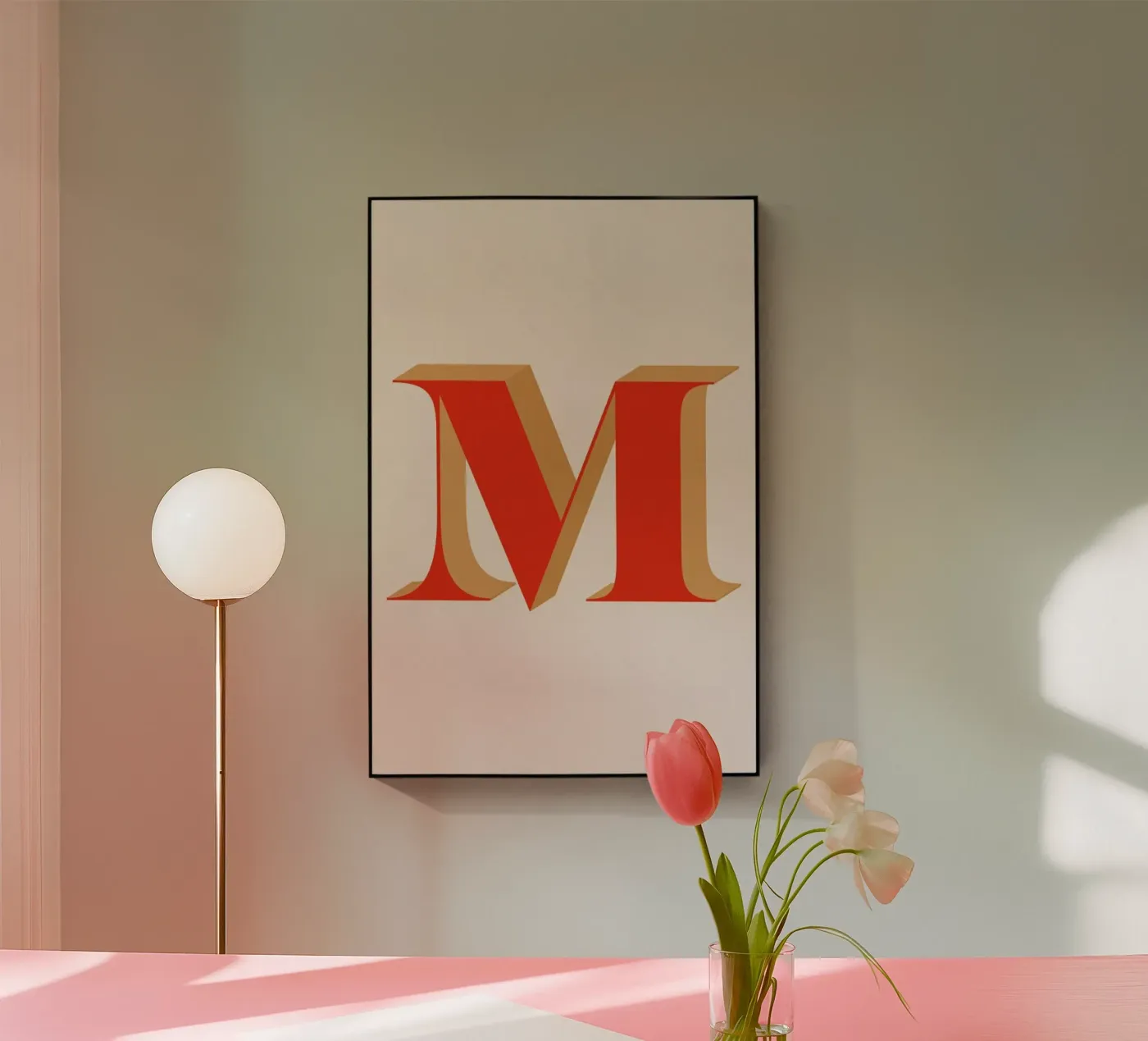 Red M acryl van daylight design studio