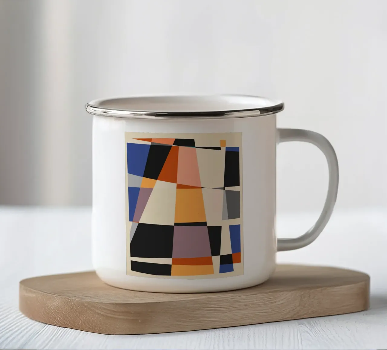 Astrazione 29 tazza in smalto da Gaite