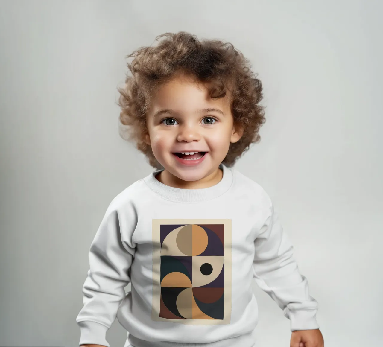 Forme geometriche astratte 48 felpa neonato da Gaite
