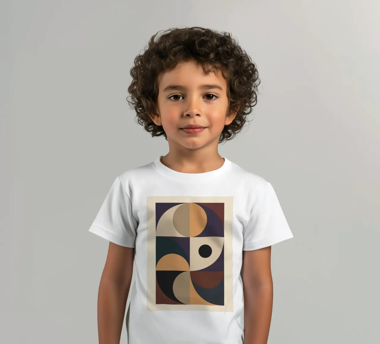 Abstract Geometric Shapes 48 kids t-shirt by Gaite