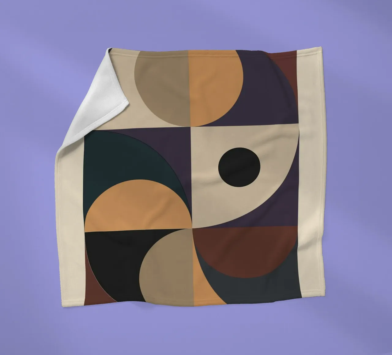 Forme geometriche astratte 48 coperta in pile da Gaite
