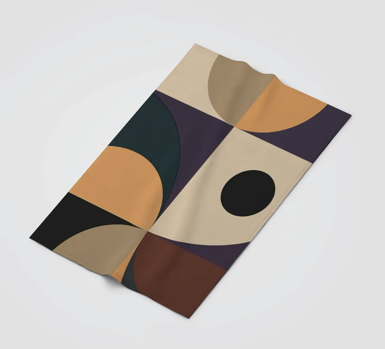 Forme geometriche astratte 48 coperta in pile da Gaite