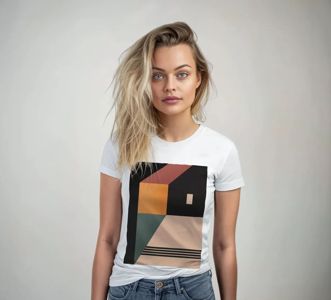 Abstraction 31 women's fitted t-shirt by Gaite