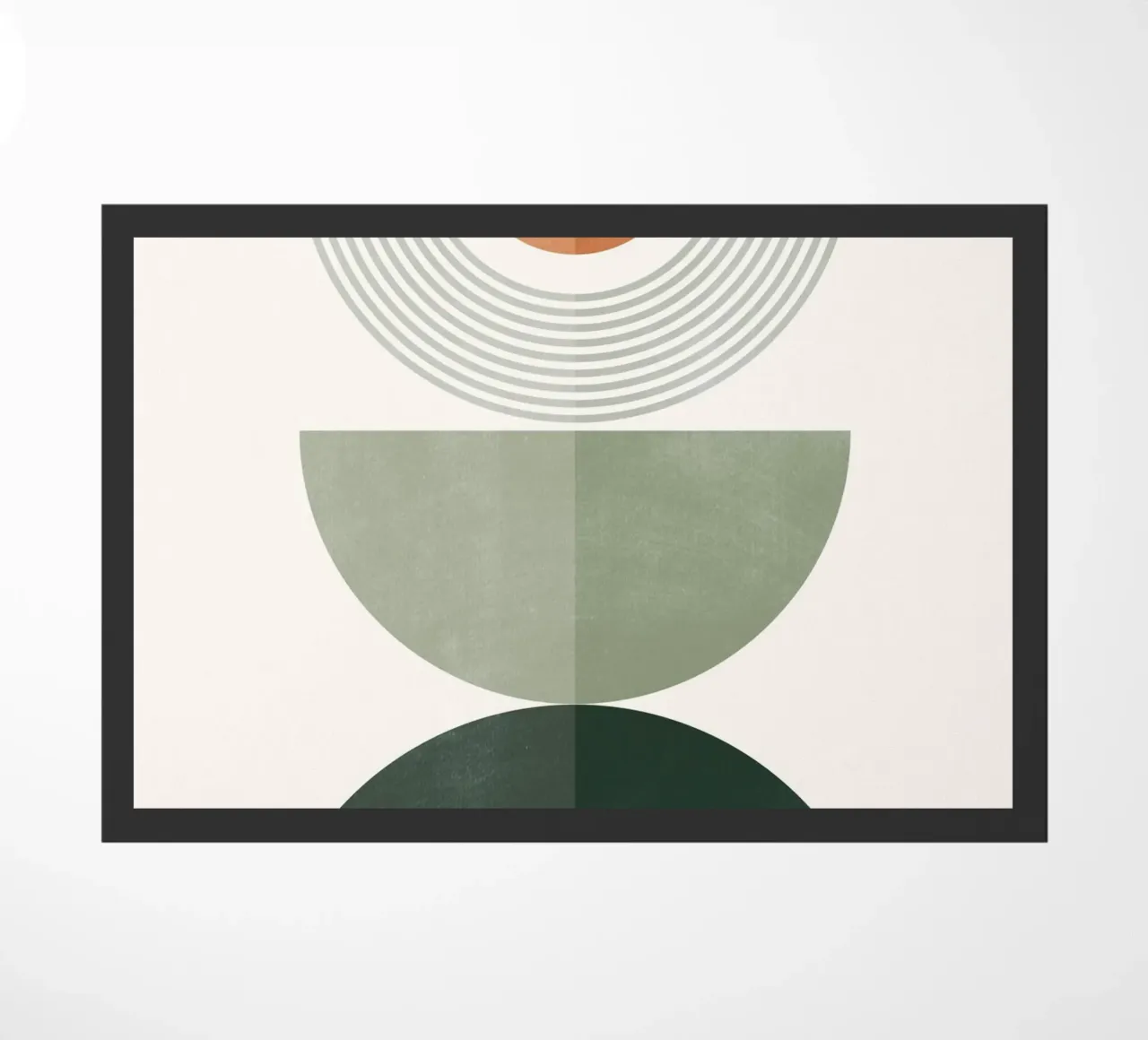 Abstract Geometric Shapes 51 doormat by Gaite