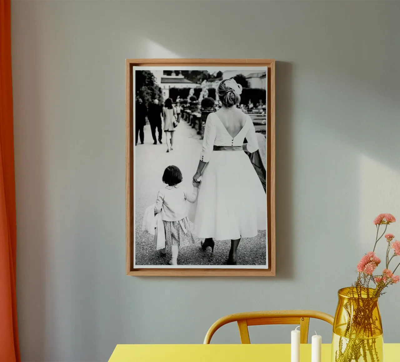 Eines Tages tela con Cornice a cassetta da Picture On The Fridge