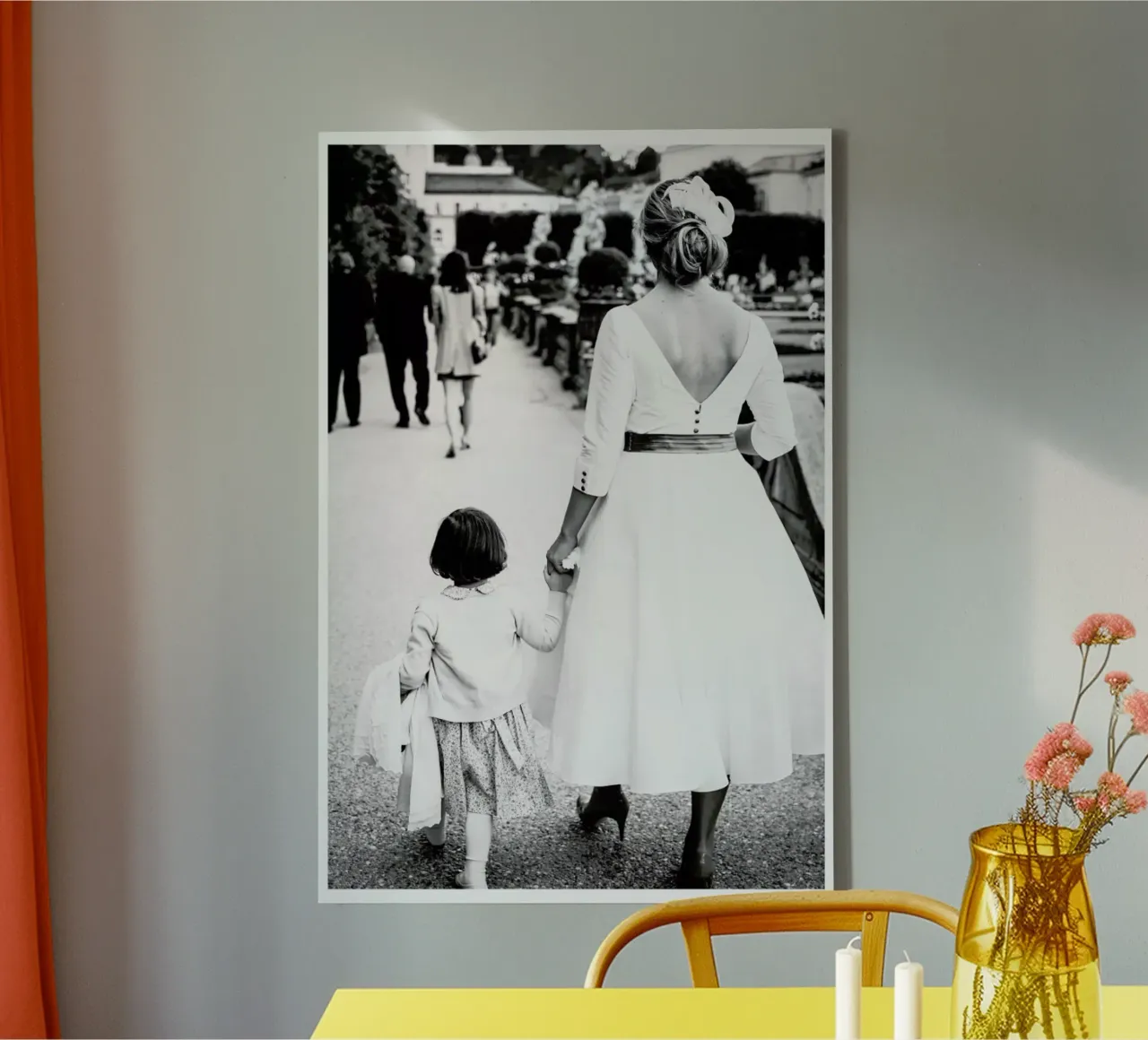 Eines Tages tela con Cornice a cassetta da Picture On The Fridge