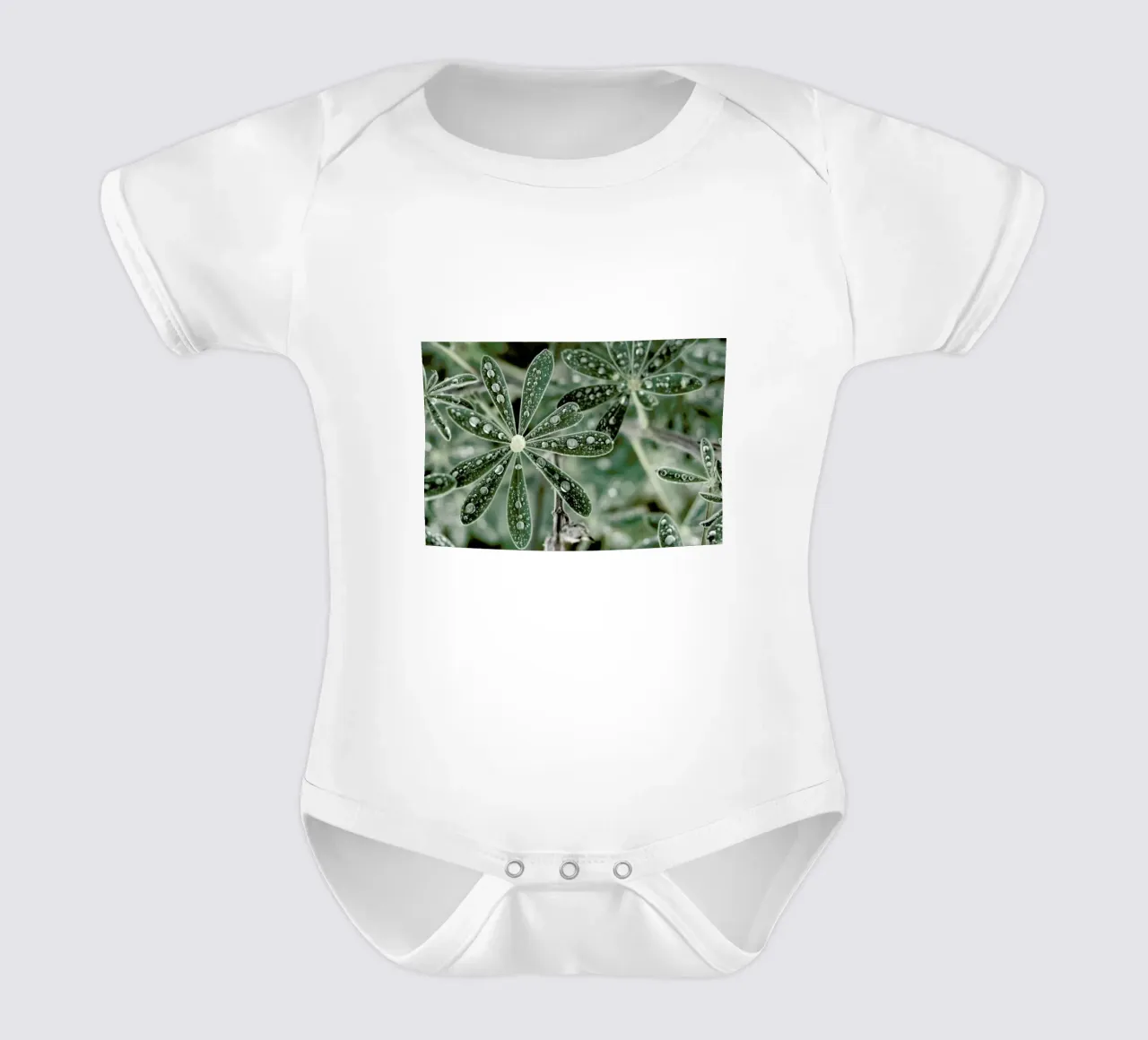 Blue Lupine #2 body neonato maniche corte da Tal Paz-Fridman