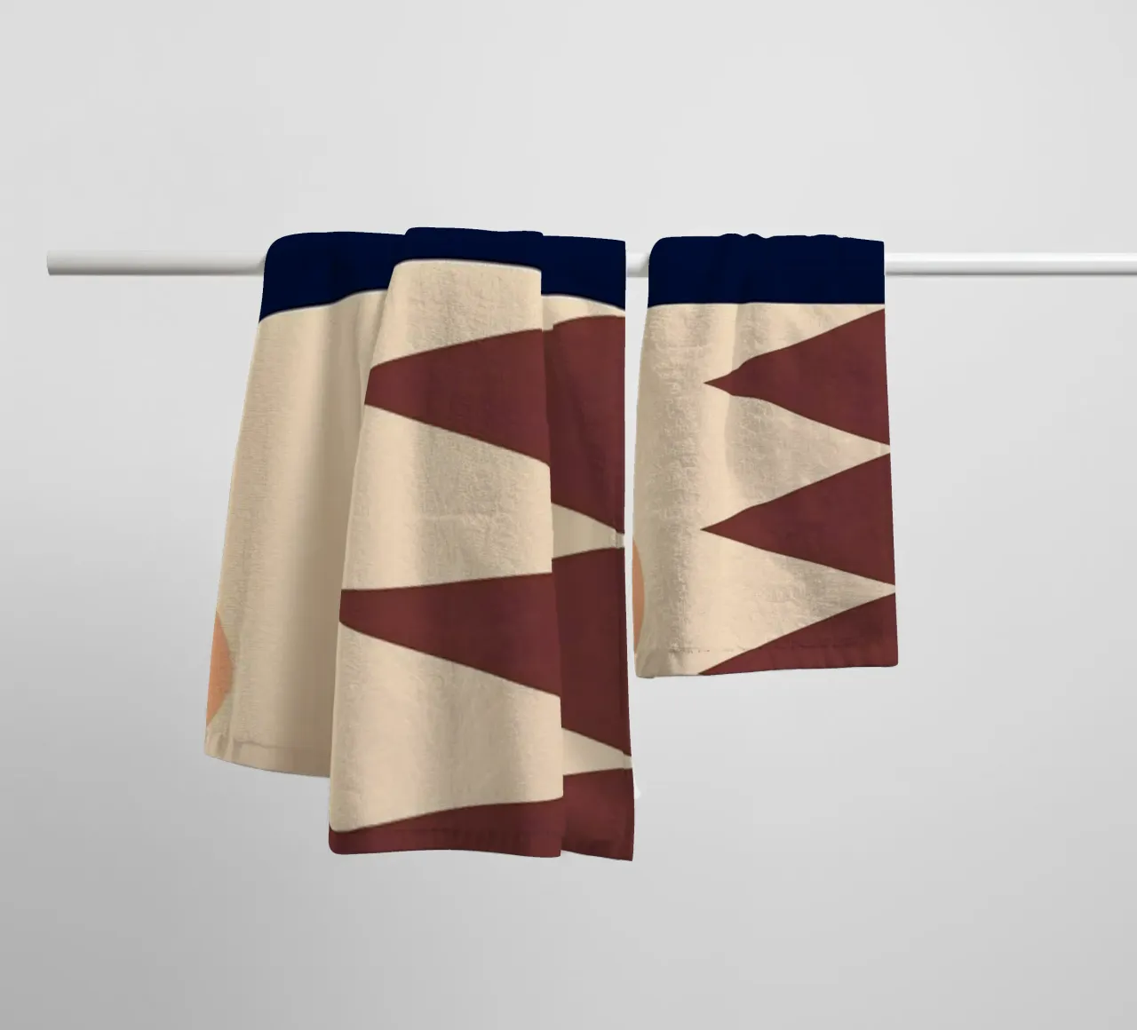 Forme geometriche astratte 54 asciugamano da bagno da Gaite