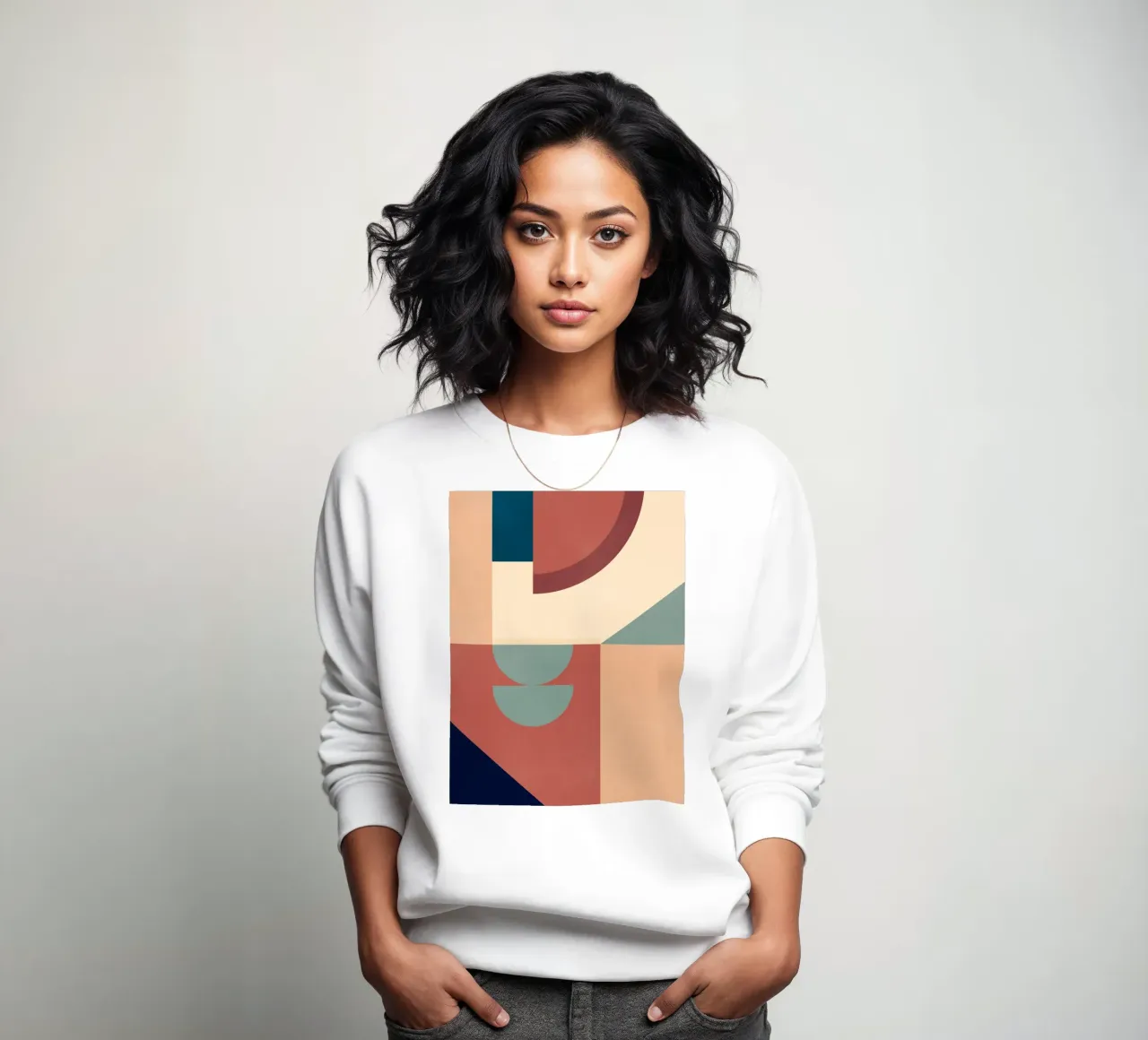 Abstrakte geometrische Formen 53 Sweatshirt von Gaite