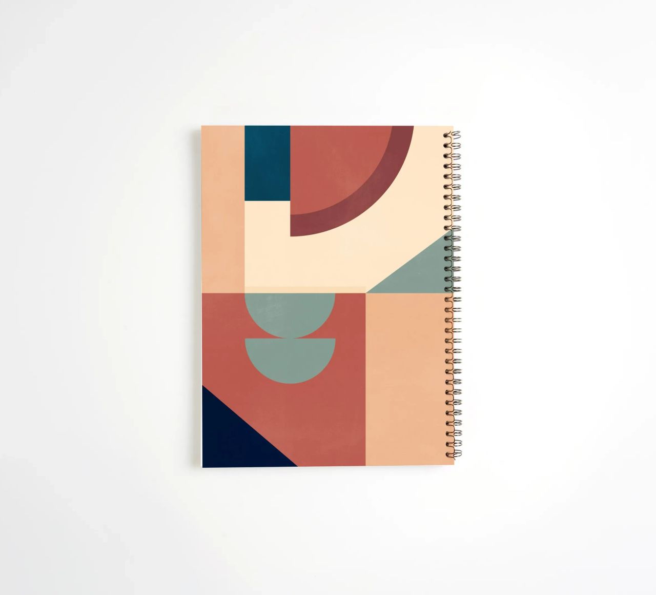 Abstract Geometric Shapes 53 spiral notebook by Gaite
