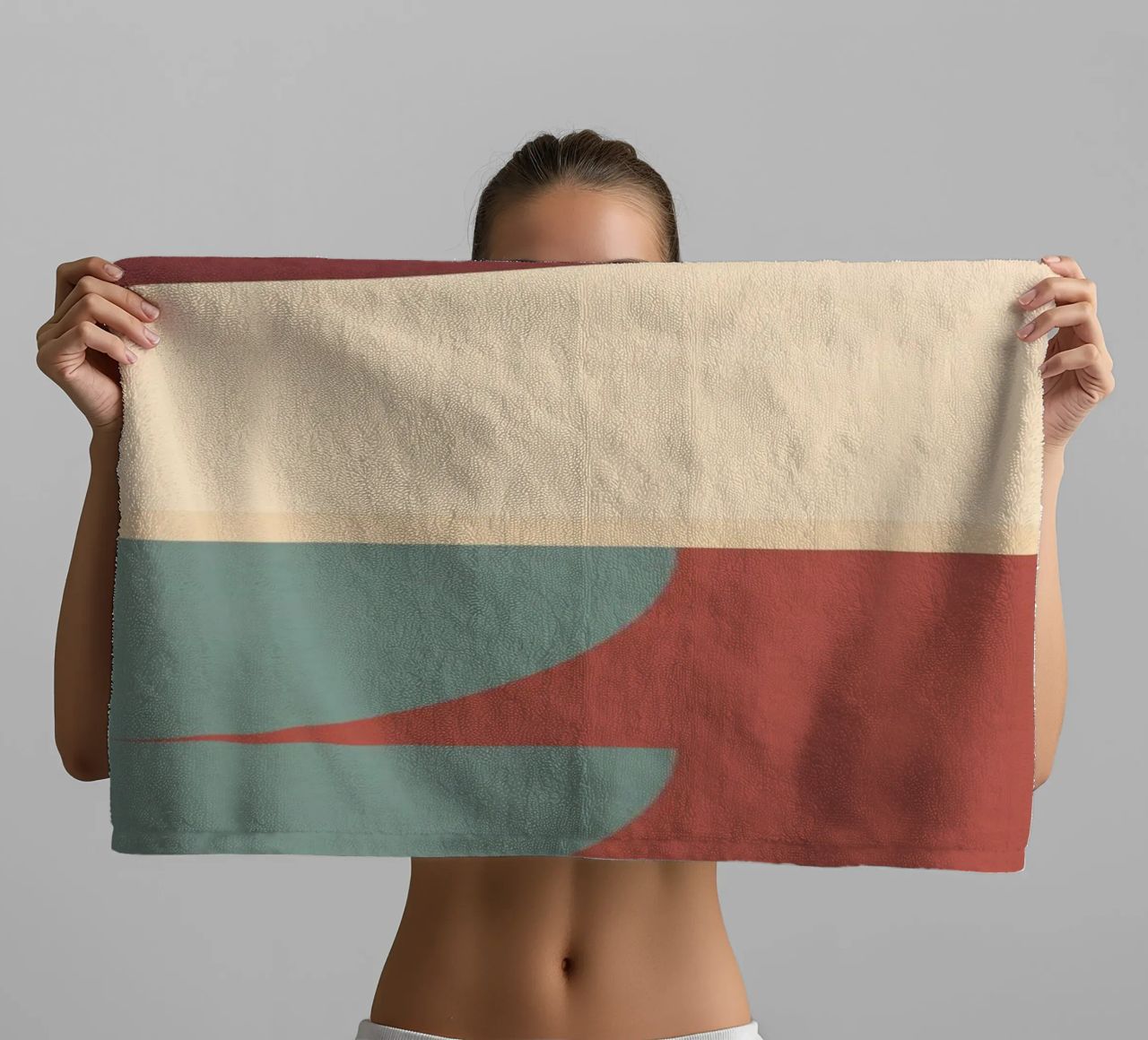 Abstract Geometric Shapes 53 towel by Gaite