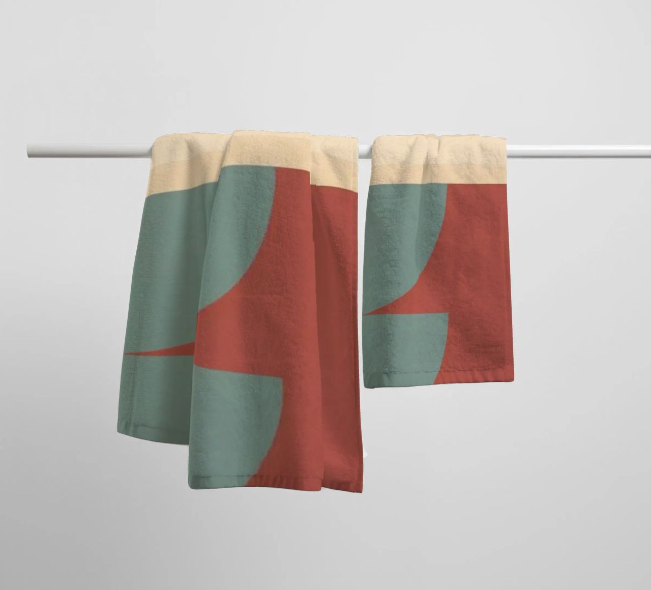 Abstract Geometric Shapes 53 towel by Gaite