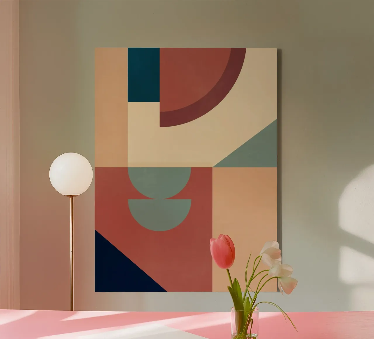 Forme geometriche astratte 53 tela da Gaite