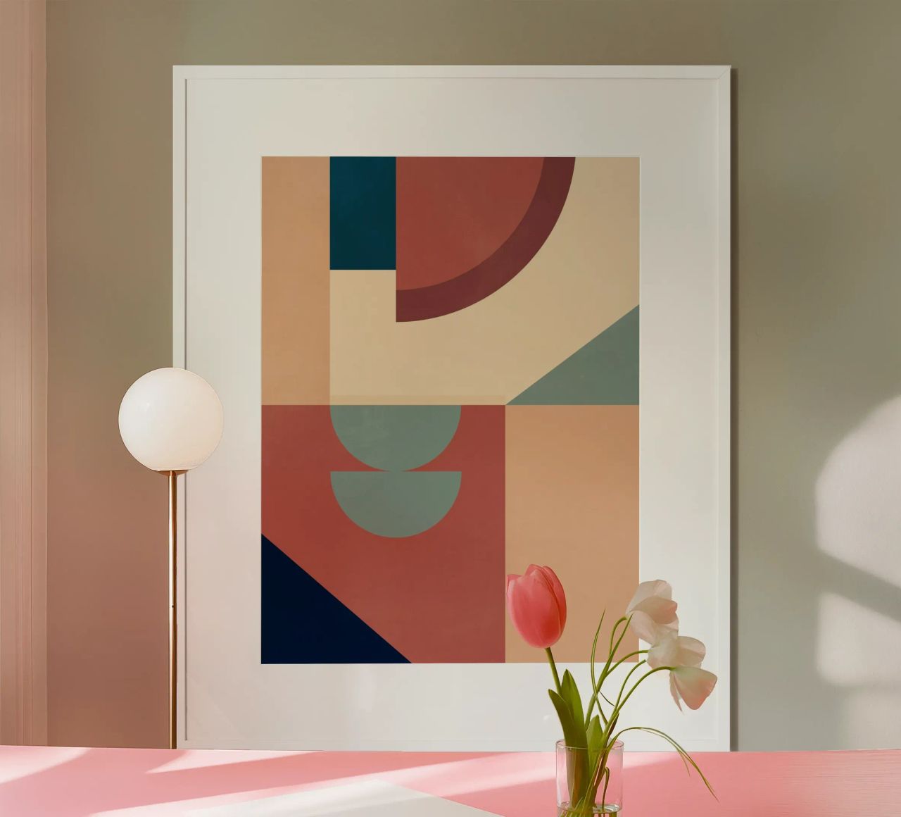 Abstract Geometric Shapes 53 poster by Gaite