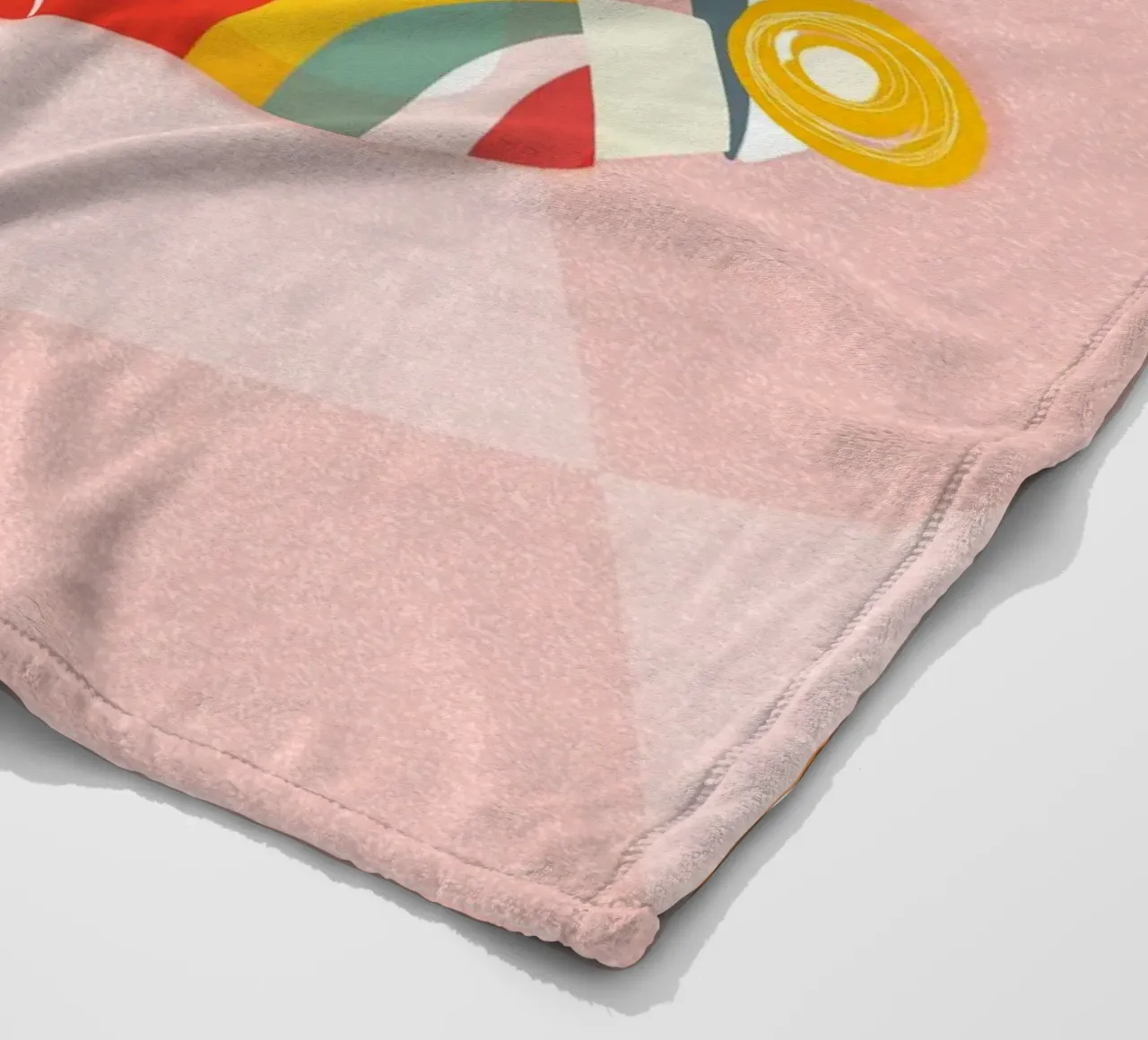 Pattini a rotelle retrò con posa a gambe in su su Groovy Checks coperta in pile da Dominique Vari