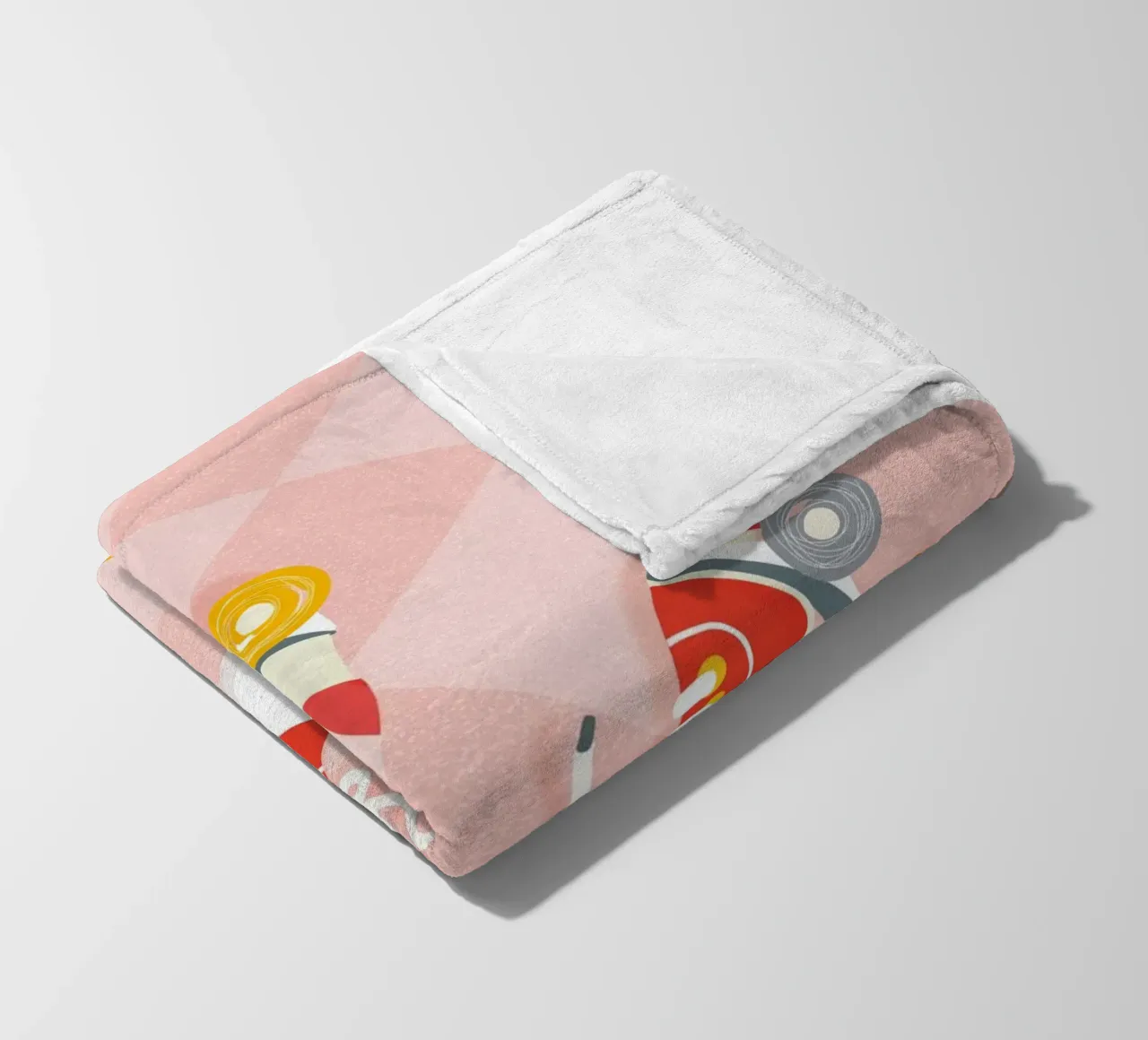 Pattini a rotelle retrò con posa a gambe in su su Groovy Checks coperta in pile da Dominique Vari