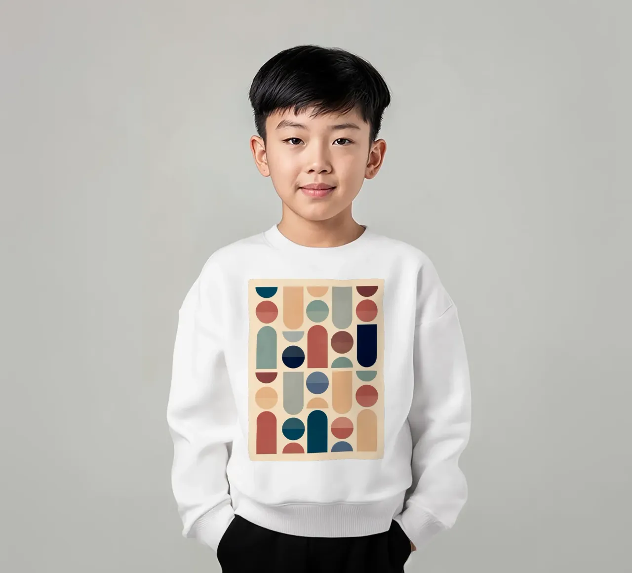 Forme geometriche astratte 52 felpa bambino da Gaite
