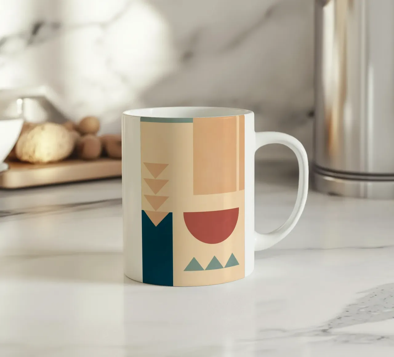 Forme geometriche astratte 57 tazza in ceramica da Gaite