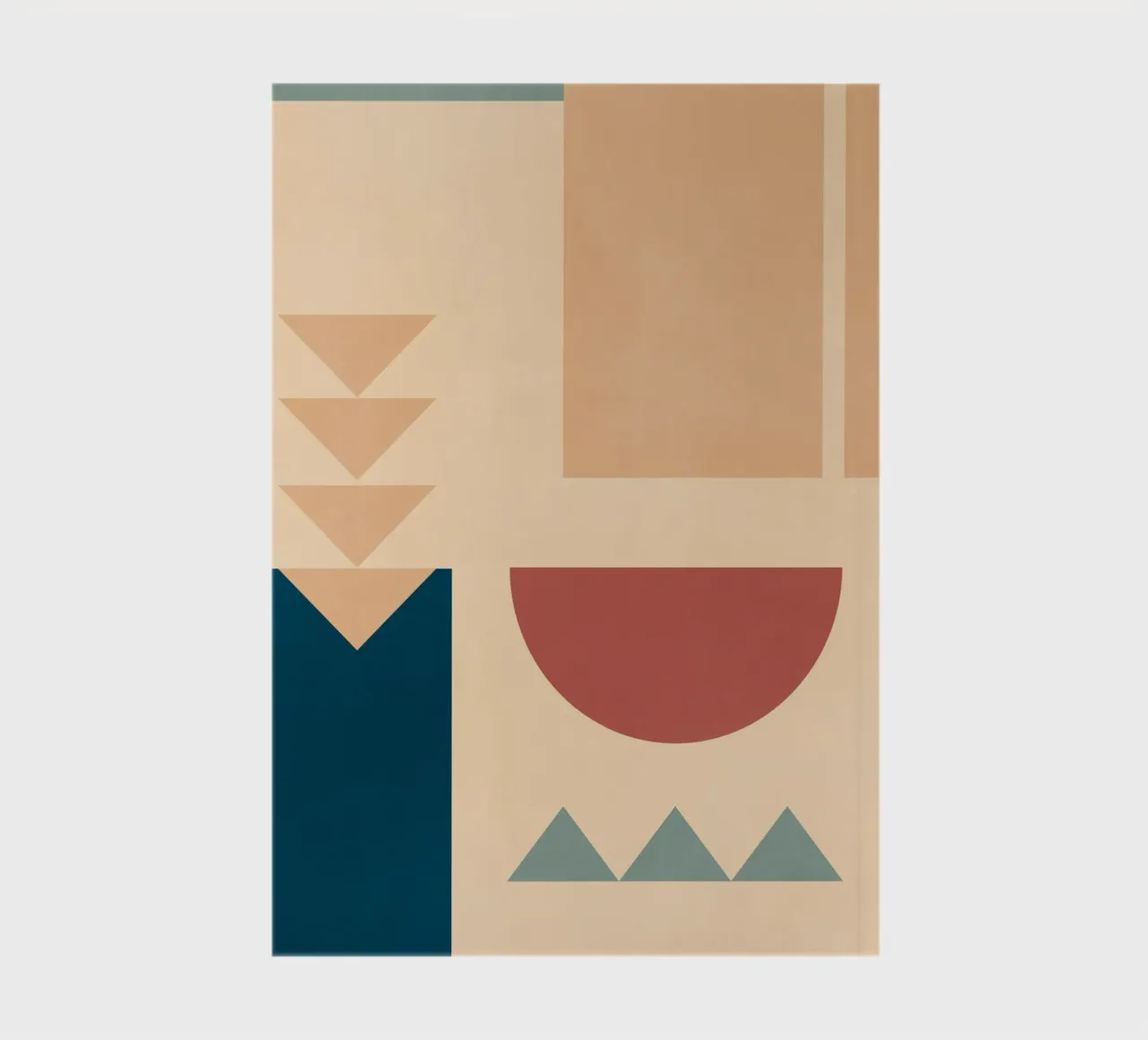 Abstract Geometric Shapes 57 notebook by Gaite