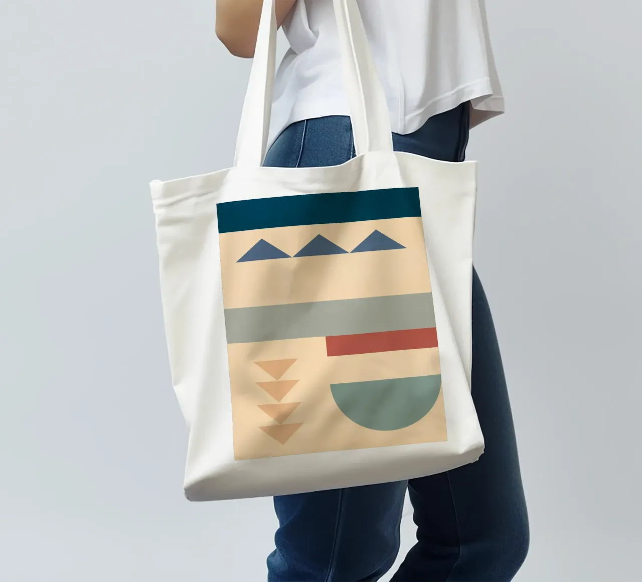 Abstract Geometric Shapes 56 tote bag by Gaite