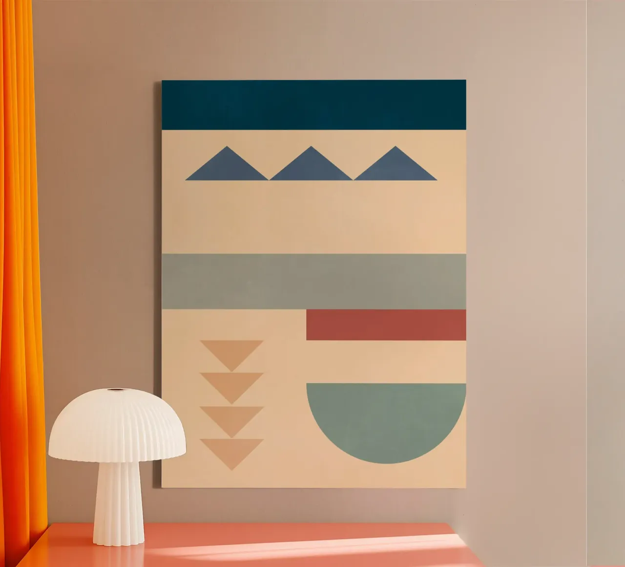 Abstract Geometric Shapes 56 canvas by Gaite