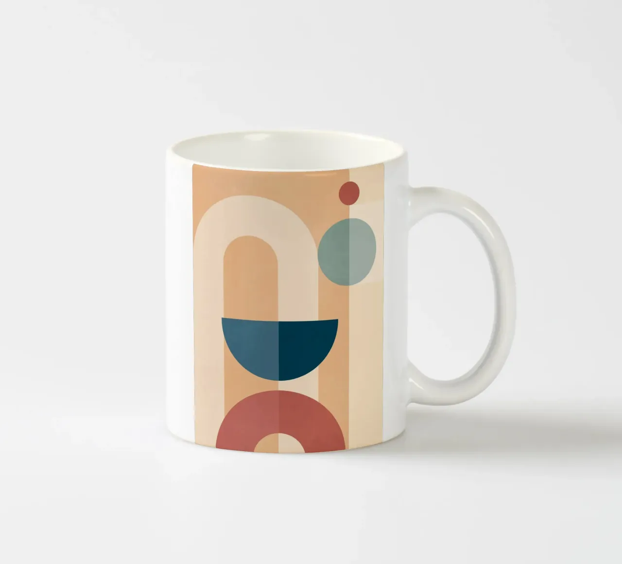 Forme geometriche astratte 55 tazza in ceramica da Gaite