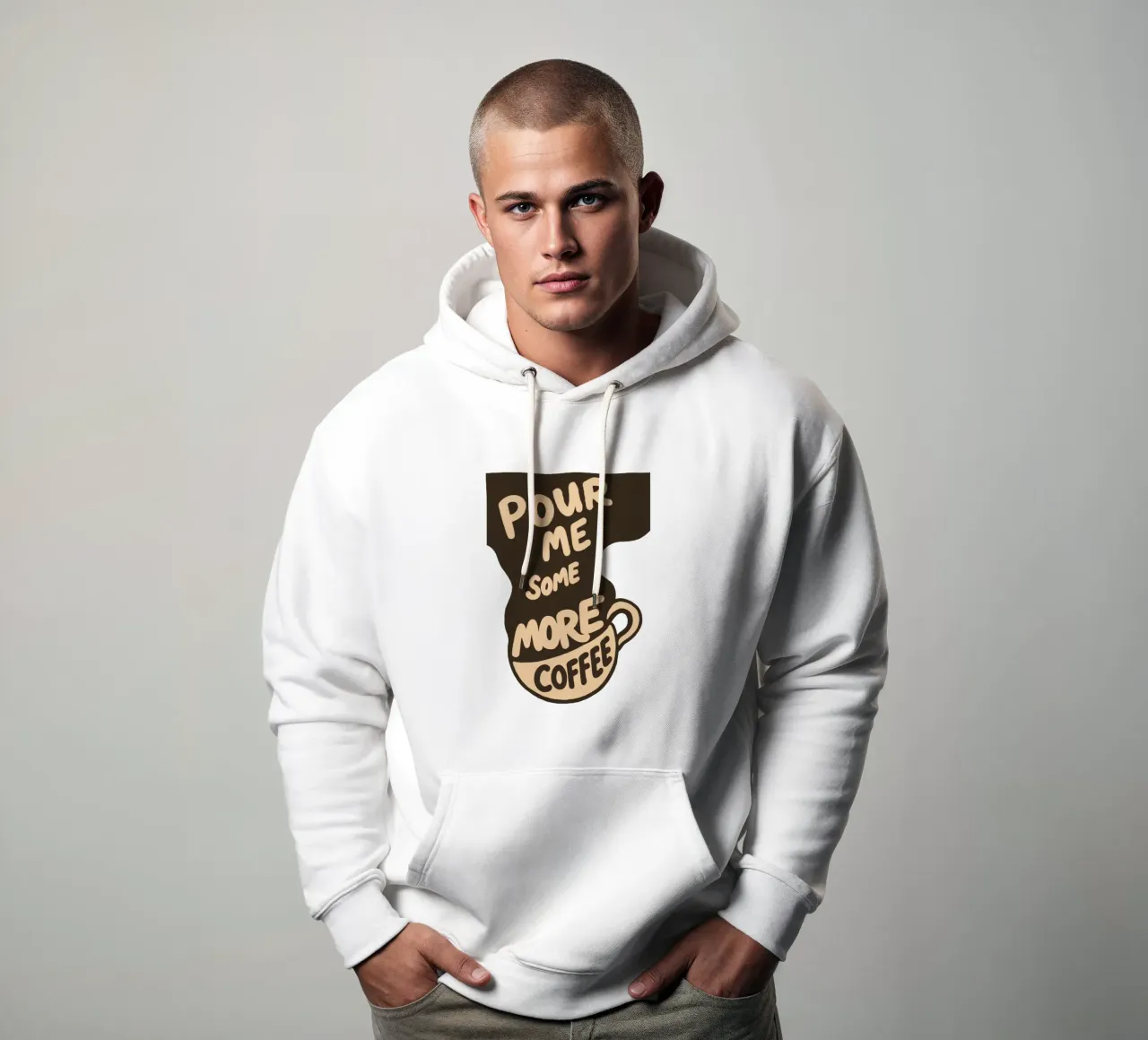 More Coffee Please – Always sudadera con capucha de QuooodZ by MooodzArt