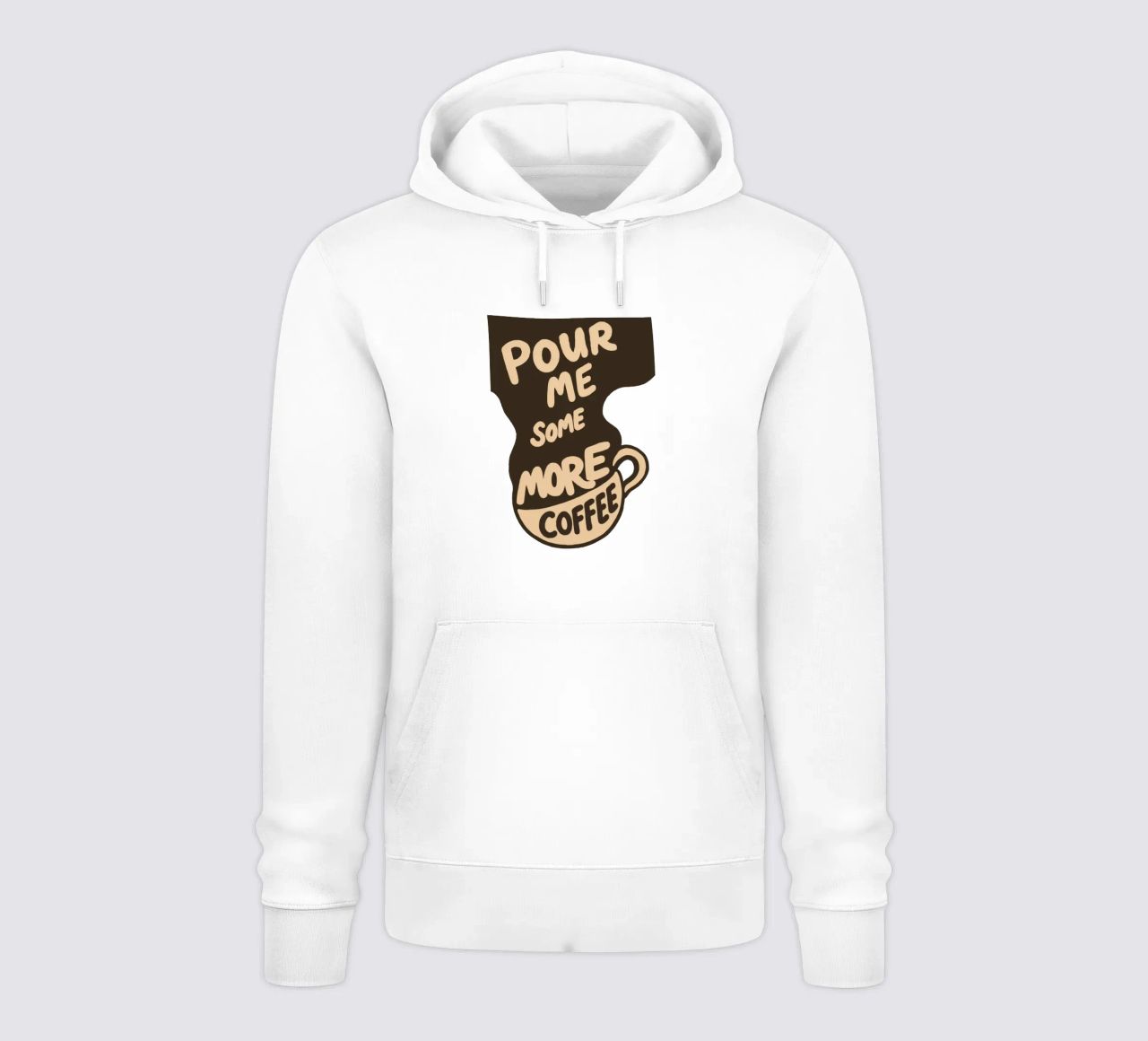 More Coffee Please – Always felpa con cappuccio da QuooodZ by MooodzArt