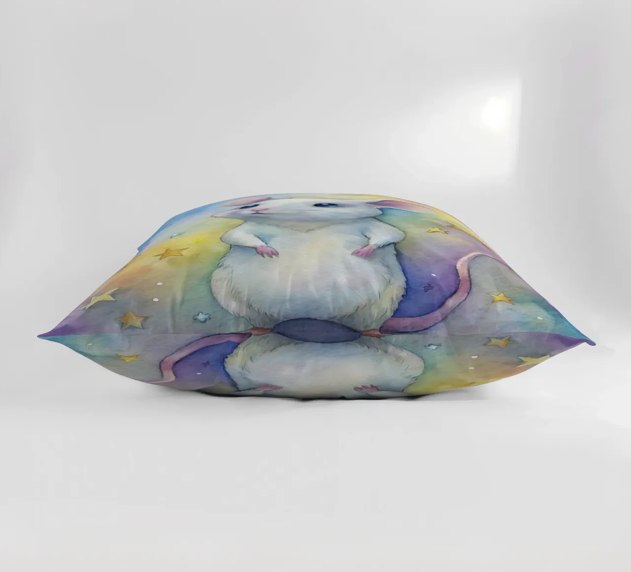 Topo in acquerello cuscino da ARTVI-SHOP