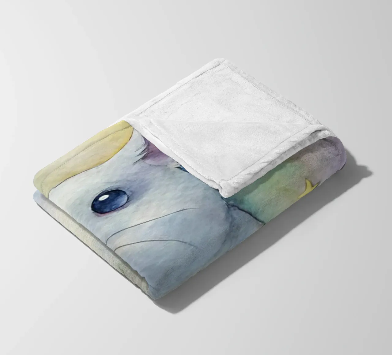 Topo in acquerello coperta in pile da ARTVI-SHOP
