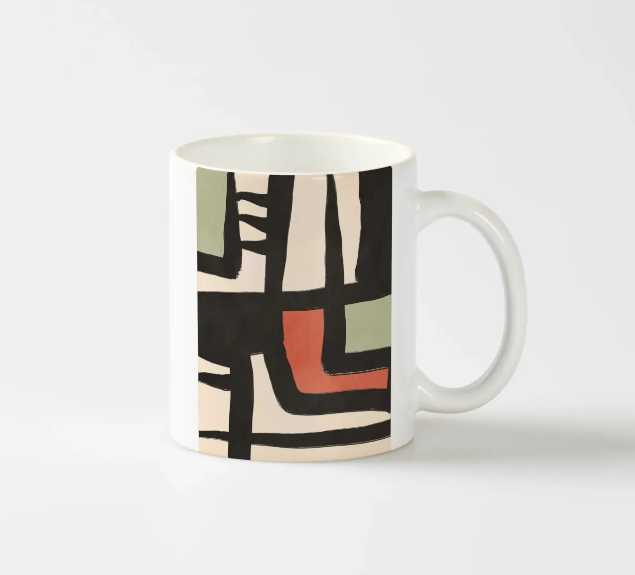 Arte astratta moderna 80 tazza in ceramica da ThingDesign
