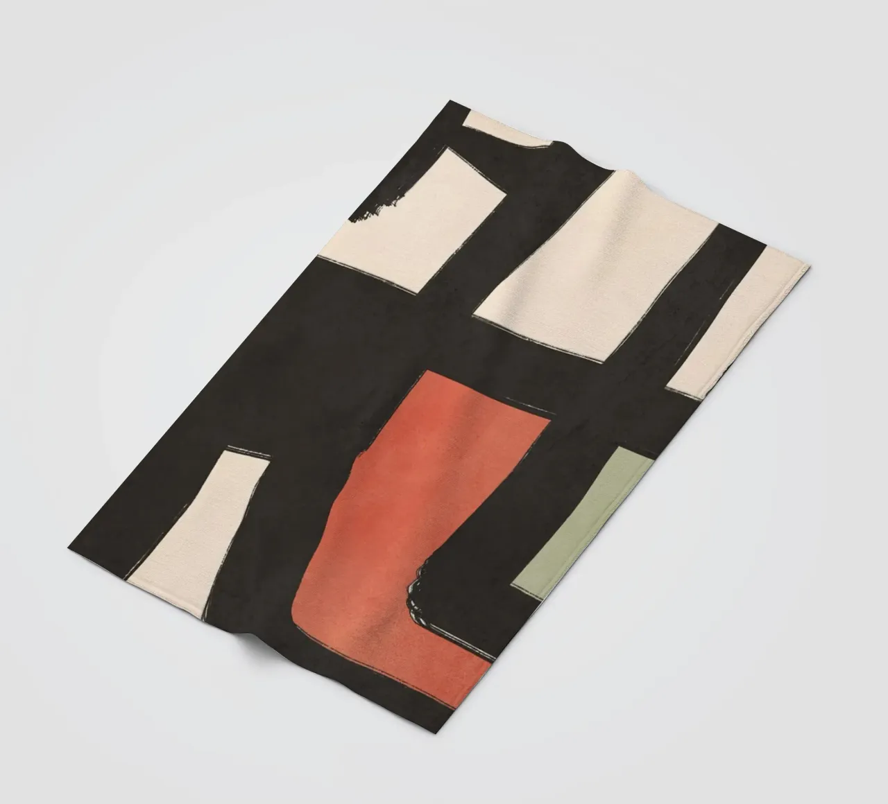 Modern Abstract Art 80 plaid polaire de ThingDesign