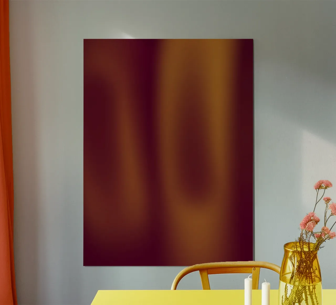 Braci incandescenti poster con telaio in alluminio da Inside out