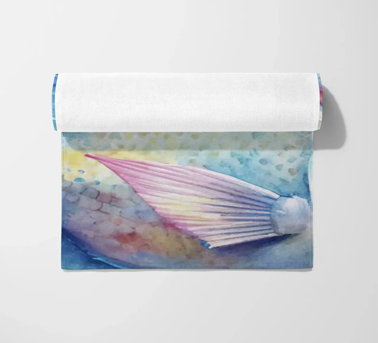 Pesci tropicali in acquerello telo mare da 🎁 ARTVI-SHOP