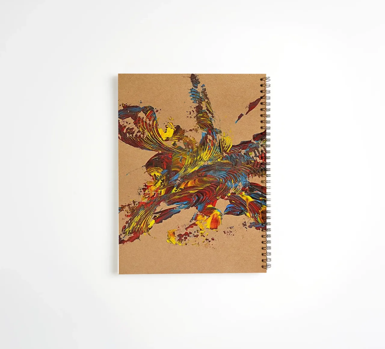 NATURAL STYLE 58 spiral notebook by Thierry Vobmann Abstract painting