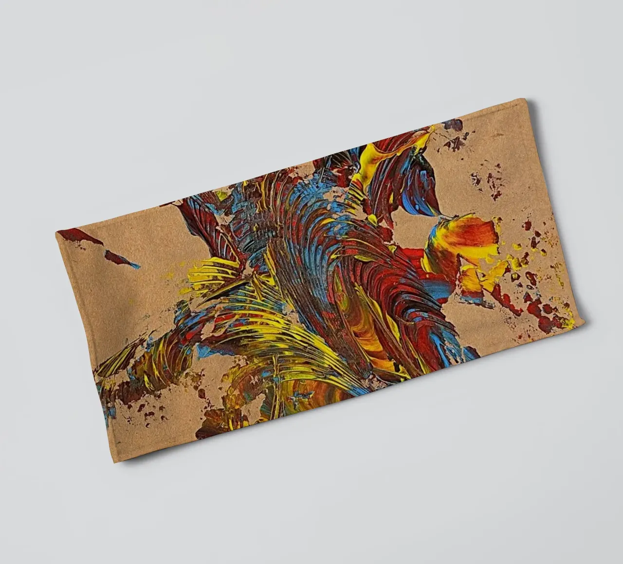 NATURAL STYLE 58 Handtuch von Thierry Vobmann Abstract painting
